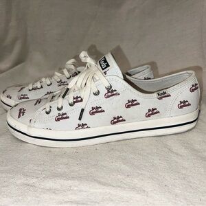 Keds White Canvas Shoes with St. Louis Cardinals